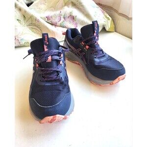 ASICS Gel Venture 10 Indigo Blue Papaya Pink Woman's Size 8